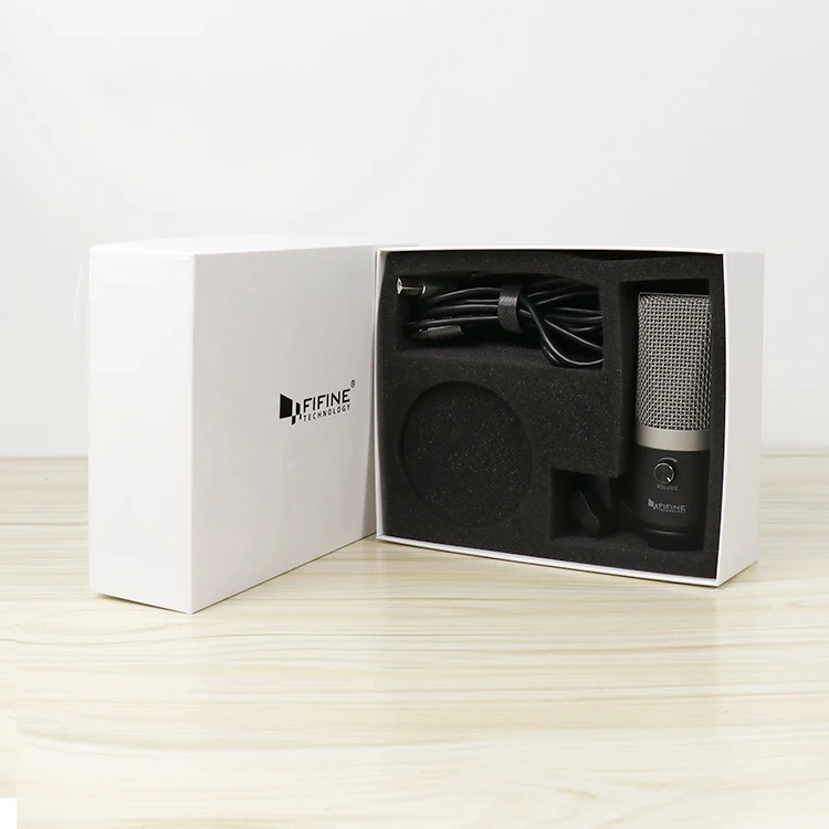 Конденсаторный USB микрофон FIFINE 670 1 профессиональный для записи Youtube Skype встреч игр