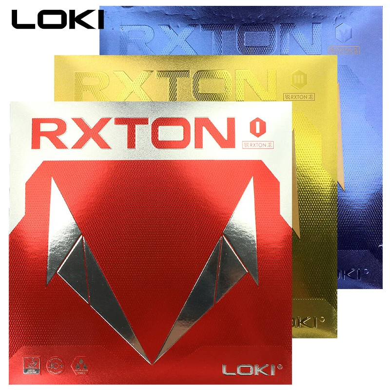 Локи RXTON1 RXTO3 5 ITTF утвержден полу Sticky Настольный теннис Rubbercake губки пинг-понг резина Быстрая атака красный пинг-понга Резина