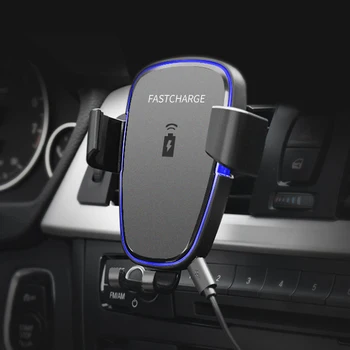 

Wireless Car Charger with QI Receiver Air Vent Holder For Apple iPhoneXS Max 7 6 6s Plus XR Fast Charging Phone Gravity Holder