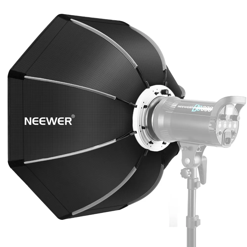 Neewer 8 x 36 inches//20 x 90 centimeters Honeycomb Grid Softbox with Bowens Mount Speedring for Speedlite Studio Flash Monolight,Portrait and Product Photography