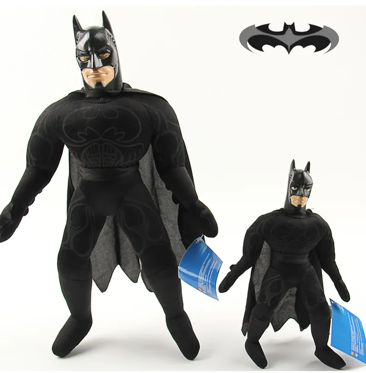 Мстители плюшевые игрушки Бэтмен кукла Marvel супер герой Бэтмен плюшевые мягкие игрушки для детей подарки на день рождения 25 см 40 см