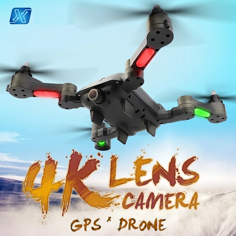 Gps Дрон с 4k 1080P 720 P 5 г Wi Fi HD Camera110 градусов широкий формат Portble Follow Me высота Удержание