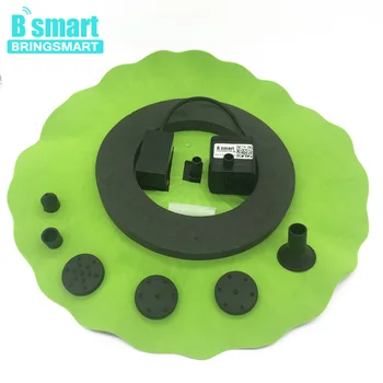 

Bringsmart 160FHY28 200L/H 90CM 8V Simulation Round Lotus Leaf Water Pump Mini DC Brushless Floating Fountain Pump Solar Panel