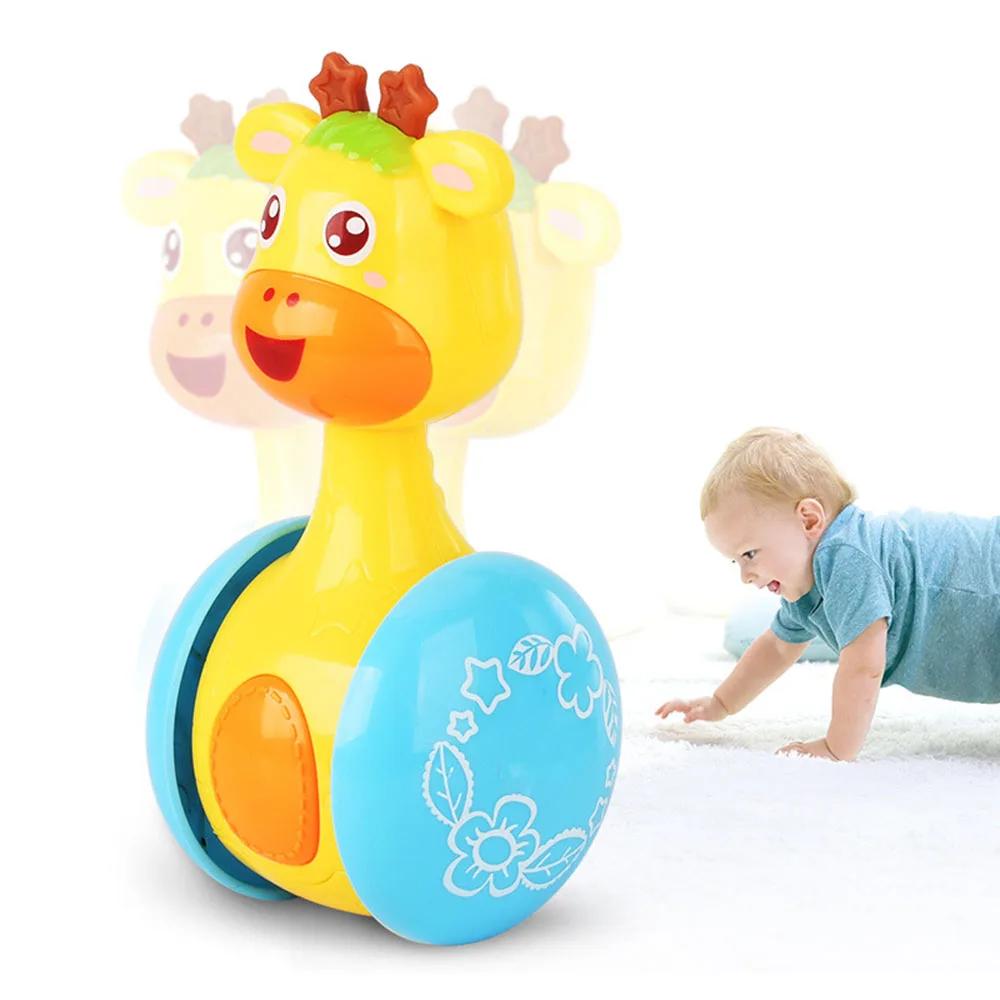 

Baby Rattles Sliding Tumbler Doll kid Toys Sweet ringing music early Learning Education Toy Gifts Bell hands /legs exercise fun