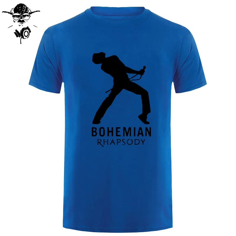 CAMISETA HOMBRE BOHEMIAN RHAPSODY Фильм Фредди Меркьюри MAGLIA футболка с надписью Queen короткий рукав хлопковая футболка рубашка