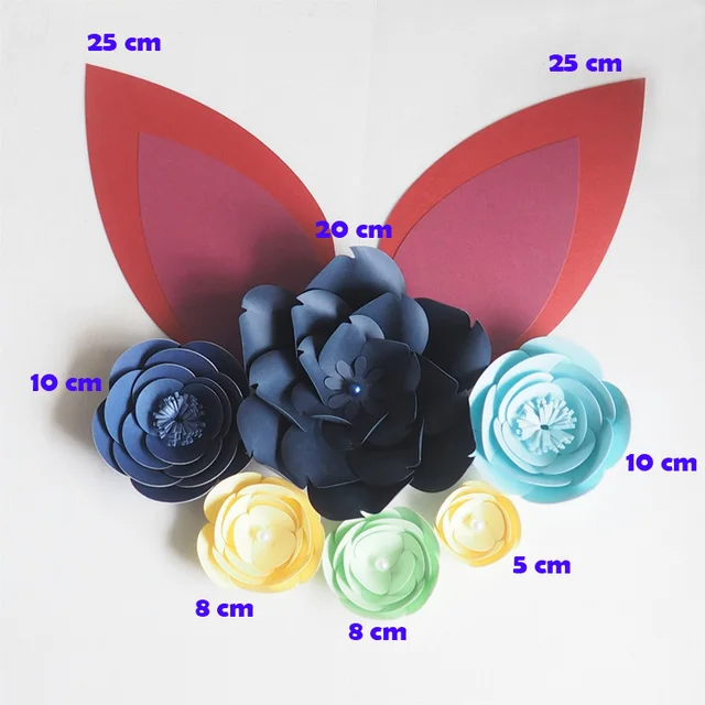 diy mini paper flowers