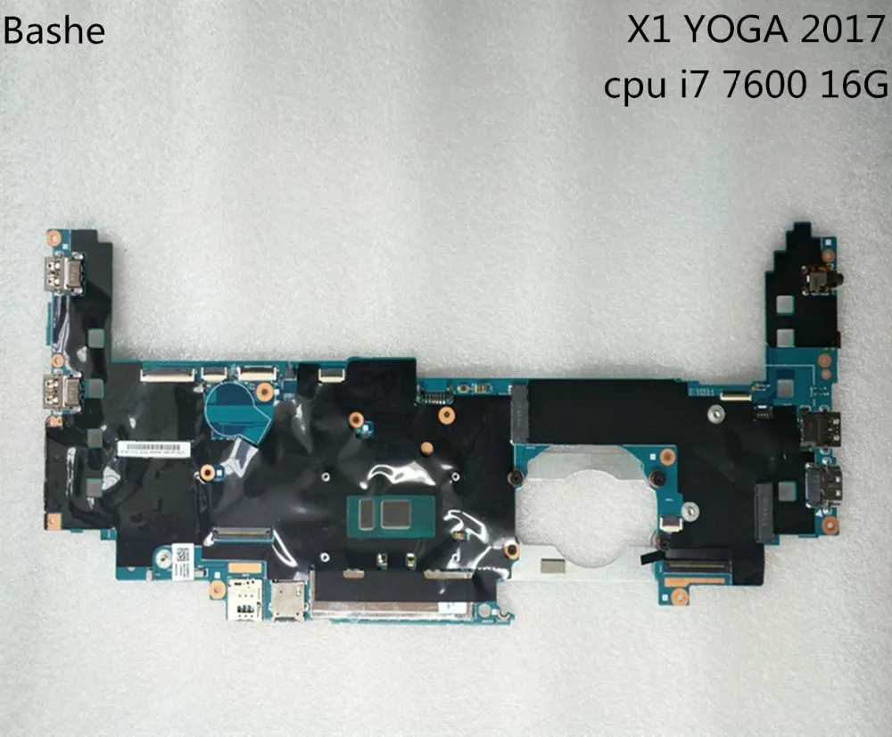 Lenovo X1 Yoga 2017 notebook computer motherboard FRU 01AX856 I7-7600 CPU 100% test free delivery | Компьютеры и офис