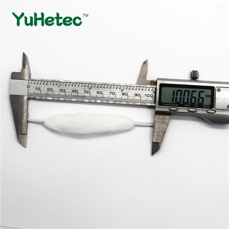 100PCS YUHETEC 100mm Shoelace like assembly Oil guide cotton Swabs for E-Cigarette 100PCS YUHETEC 100mm Shoelace like assembly Oil guide cotton Swabs for E-Cigarette