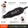 Tungfull Mini Drill 130W Drilling Machine 30000rpm Variable Speed Rotary Tools  Electric Engraver For Dremel 4000 3000 ► Photo 2/6