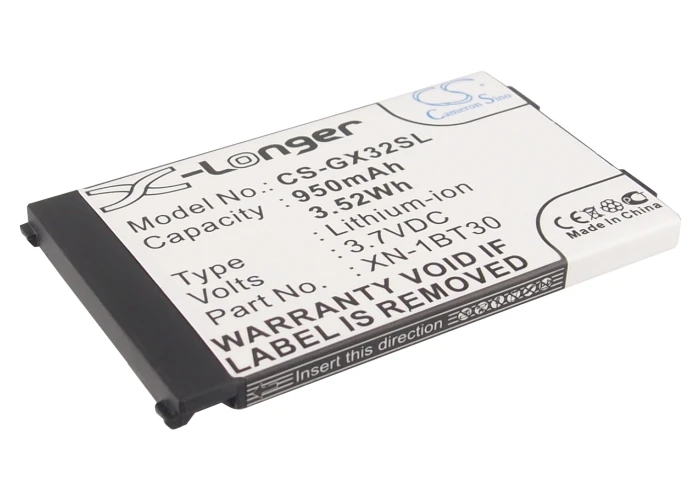 Аккумулятор для SHARP GX T15 T17 T25 T29 T300 GZ100 GZ200 TM 150 XERA ( P/N XN 1BT30)|sharp batteries|battery forbatteries batteries |