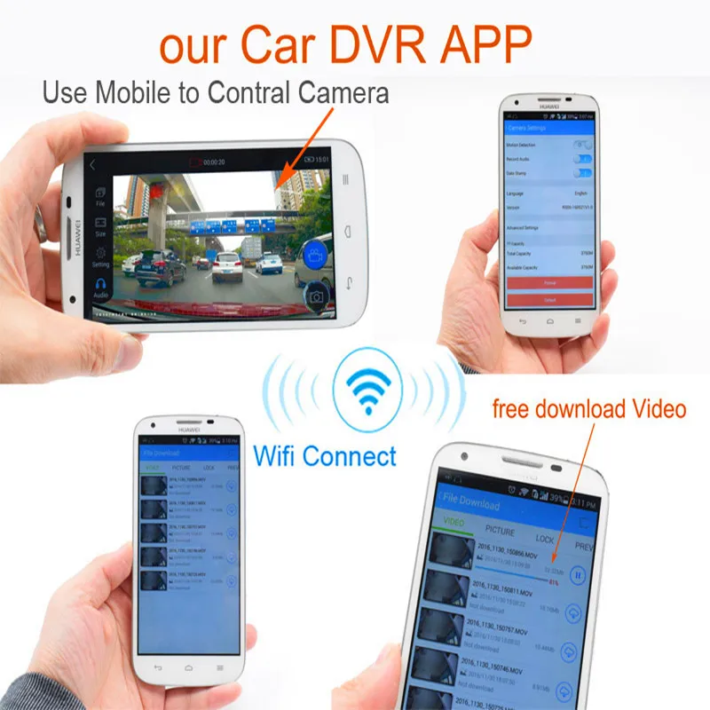 AZGIANT DVR регистратор тире Камера Cam цифрового видео Регистраторы видеокамера 1080 P