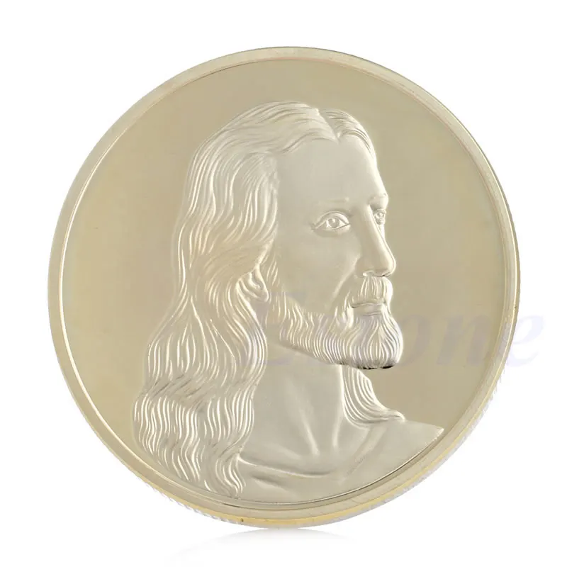 

Jesus Last Supper Gold Plated Souvenir Coin Art Collection Collectible Christmas