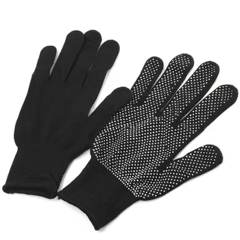 

1 Pair Hair Styling Gloves Straightener Perm Curling Hairdressing Heat Resistant Finger Glove Hair Styling Accessories