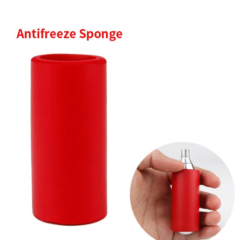

Bicycle CO2 Cartridge Sponge Cover for 16 g CO2 Inflator Bike Pump Bike Air Inflator Accessories