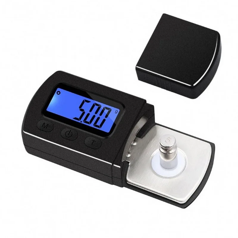 

Urijk 5g/0.01g Digital Turntable Scale Gauge Mini Portable Turntable Stylus Force Scale Gauge Tester with Blue LCD Backlight