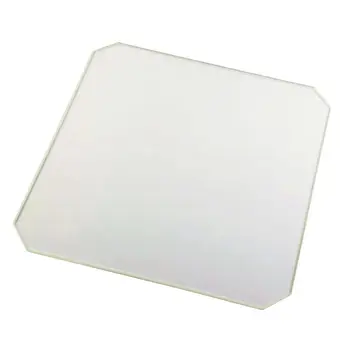 

220x220x4mm Polished Chamfer Borosilicate Glass Plate/Bed w/corner cut for Wanhan i3 Anet A8 MP Maker Select 3D Printer