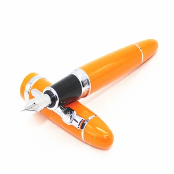 

JINHAO 159 Orange Business office Medium Nib Fountain Pen New