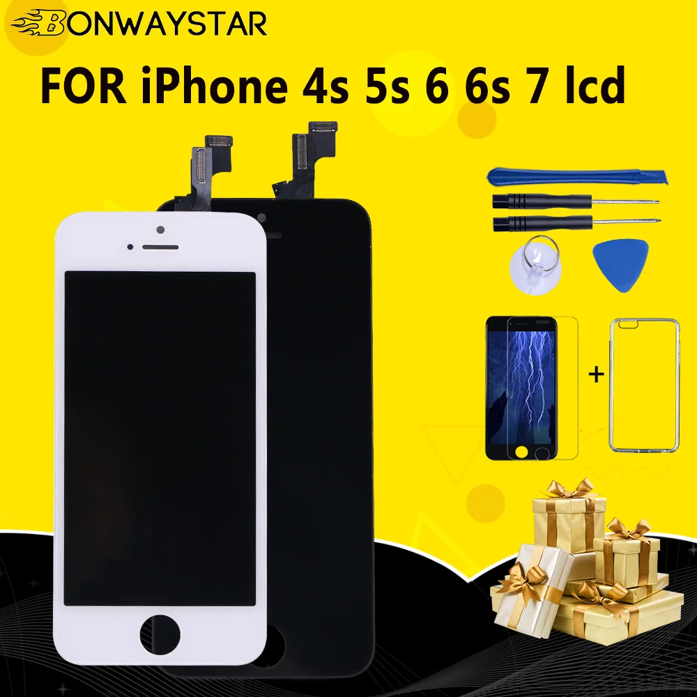 AAA +++ для iPhone 6 6S Plus ЖК дисплей с 3D мощным сенсорным экраном дигитайзер в сборе 7 5S