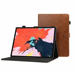 Чехол Crazy Horse для iPad Pro 12,9 2018 Tablet PU кожаный чехол-подставка для нового iPad pro 12,9 Tablet Ретро Стильный чехол + ручка