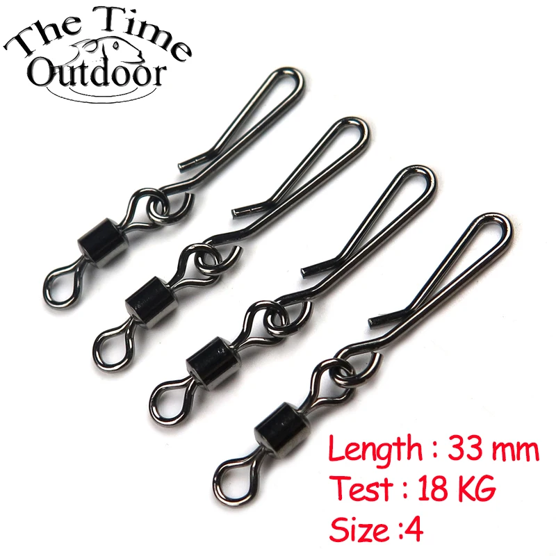Snaps Swivels Fishing Tackle Rolling Swivels Connector Barrel Swivel