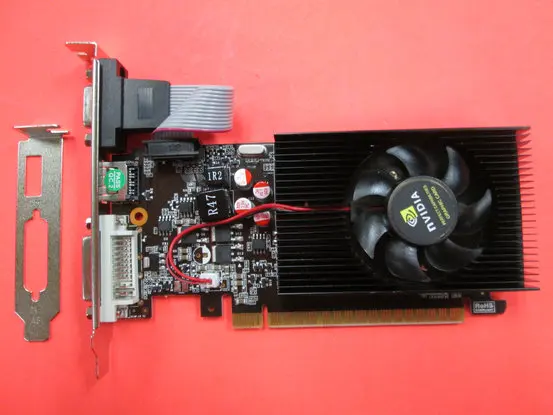 The new GT 730 2GD3 128BIT knife card half-height mini chassis home theater graphics
