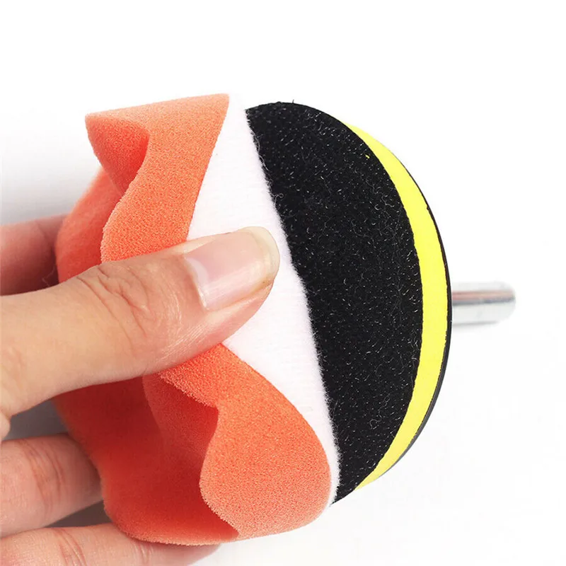 Liplasting 7PCS/Set Automobiles Car Accessories Auto Car Waxing Sponge Car Polishing Detailing Buffing Buffer Compound Pad