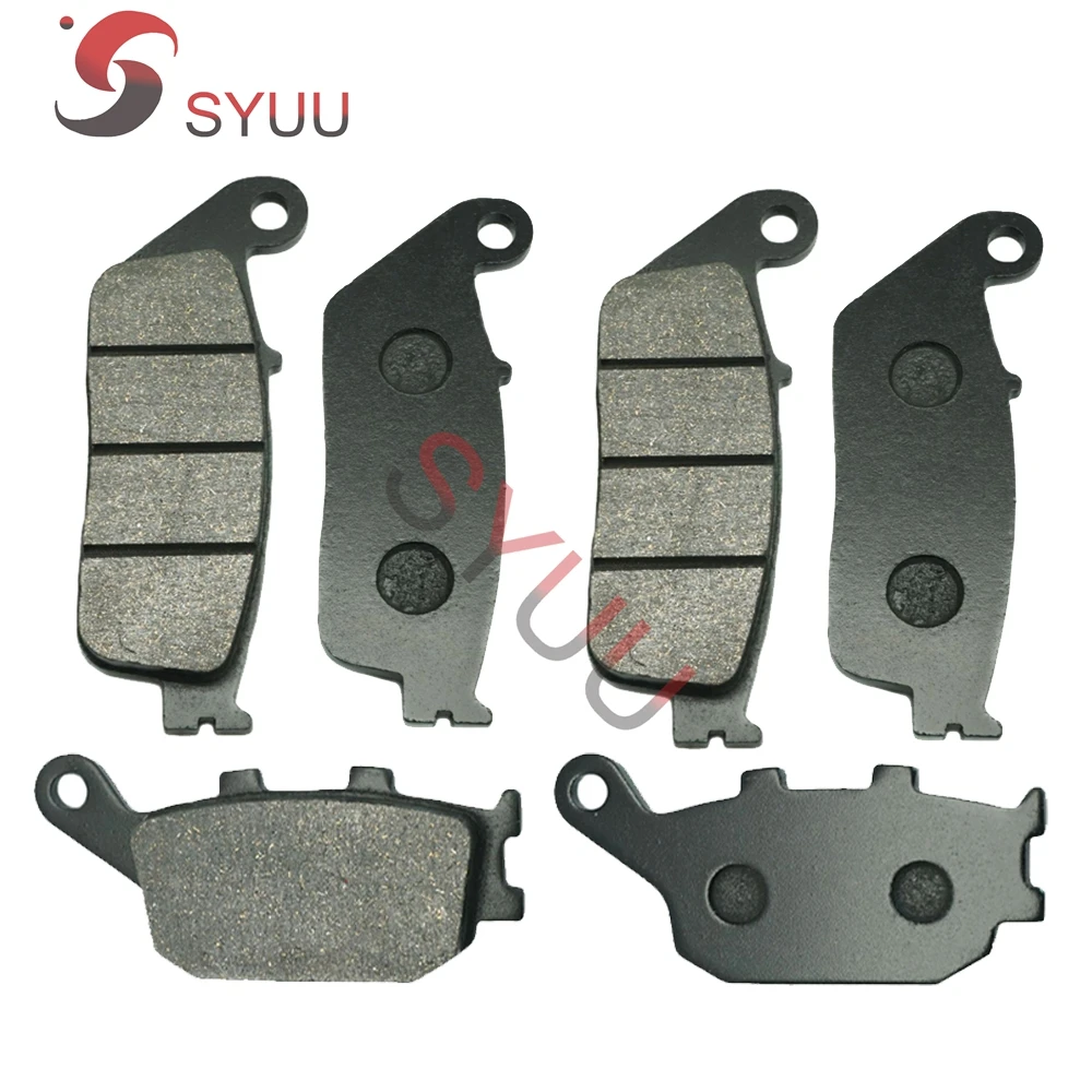 

Motorcycle Front & Rear Brake Pad for HONDA CBF 600 CBF600 SA4/SA5/SA6/SA7 ABS Model 2004-2008 Black Brake Disc Pad