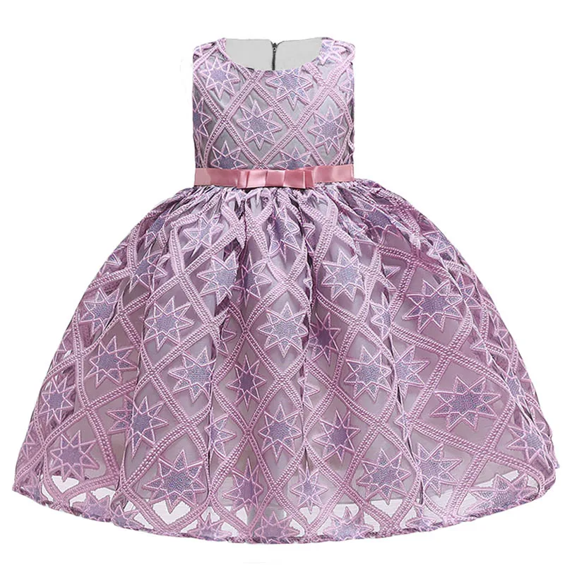 

Flower Girls Wedding Dress 2019 Summer Toddler Girls Embroidery Princess Dress Kids Dresses For Children Birthday Party Dress