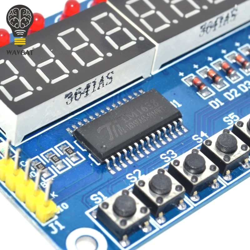 Модуль TM1638 ключевой дисплей для AVR Arduino новая 8 битная светодиодный вая