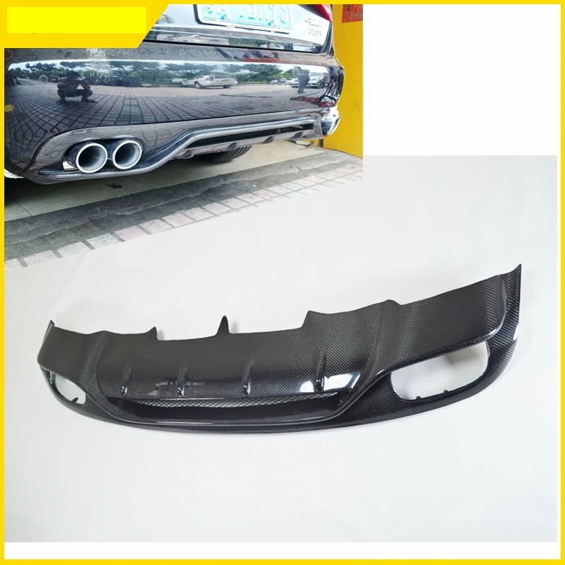 Carbon Fiber Racing Rear Bumper Lip Diffuser for Audi A4 B9 Sedan 4