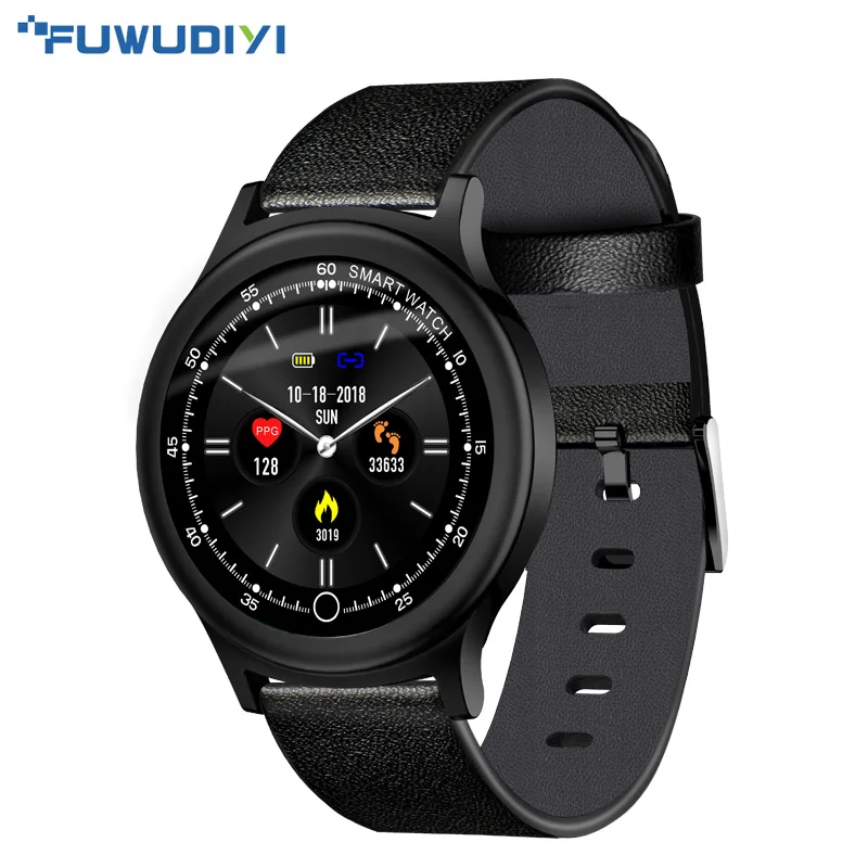 

FUWUDIYI Fashion 1.3 inch Smart watch Round Screen Clock IP68 Waterproof Men Fitness Activity Tracker Bluetooth Women Smartwatch