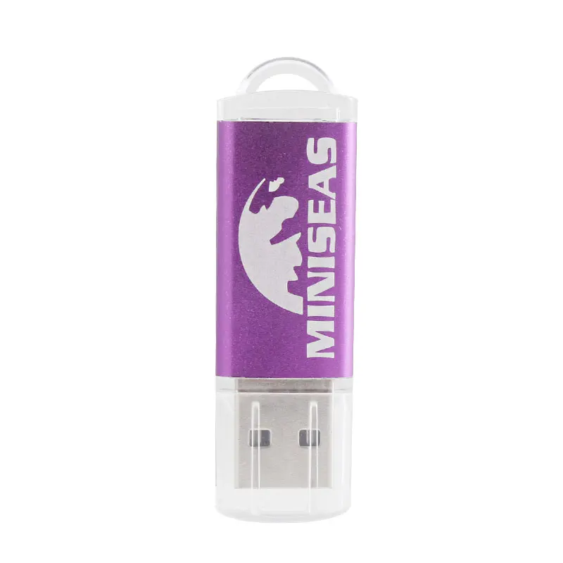 Miniseas Usb флеш-накопитель с H2textw модный крутой маленький 8 г/16 г/32 г/64 г Usb 2,0 USB флеш-накопитель u-образный флеш-накопитель - Цвет: Фиолетовый