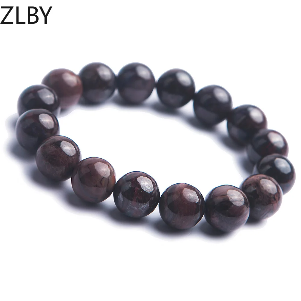 

Genuine Natural South Africa Sugilite Round Stone Beads Women Lady Charm Stretch Bracelet 14mm