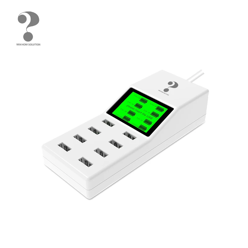 universal 8 ports smart USB charger Led display 8A multiple wall adapter HUB adapter socket for mobile phone tablet PC camera universal 8 ports smart USB charger Led display 8A multiple wall adapter HUB adapter socket for mobile phone tablet PC camera