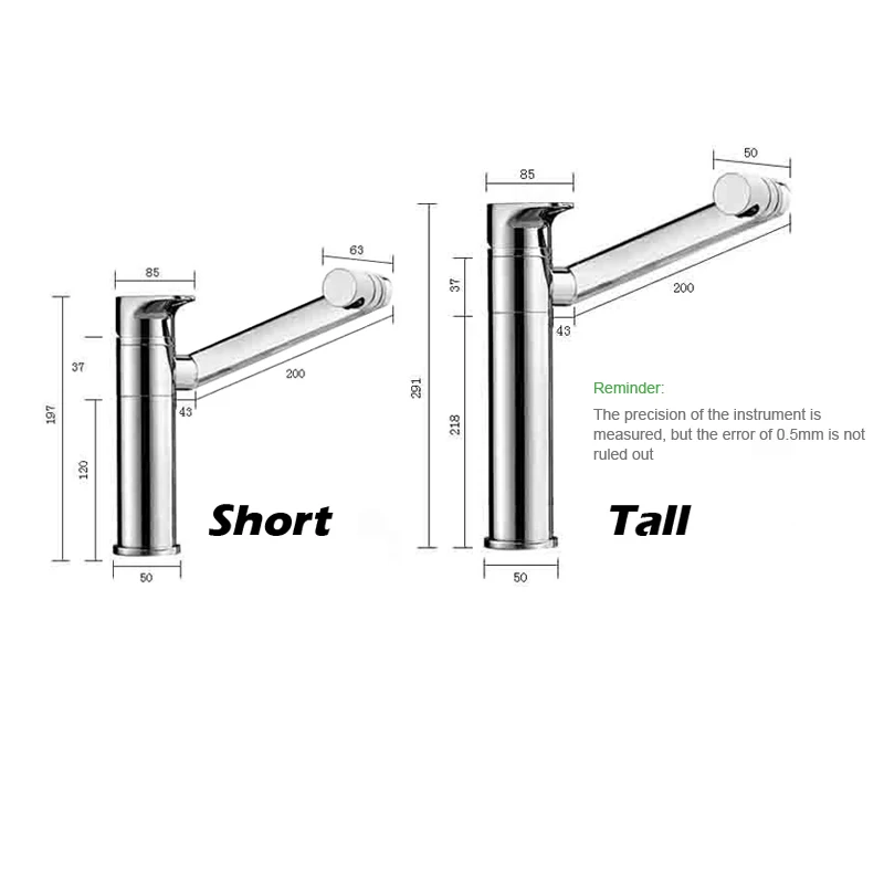 BAKALA All copper Bathroom faucet 360 degree