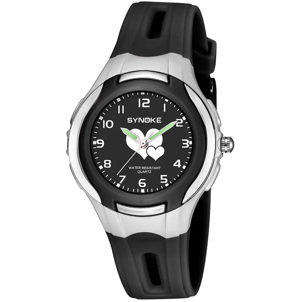 Светодиодный светодиодные цифровые часы Multi-function 50 м водостойкие часы двойного действия часы для мальчиков и девочек спортивные наручные часы Дети - Цвет: A