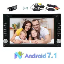 Free Wireless Backup Camera Multimedia Touch Screen 2 Din Car Stereo with Built-In Navigation, Bluetooth, CD/DVD Player & USB/SD