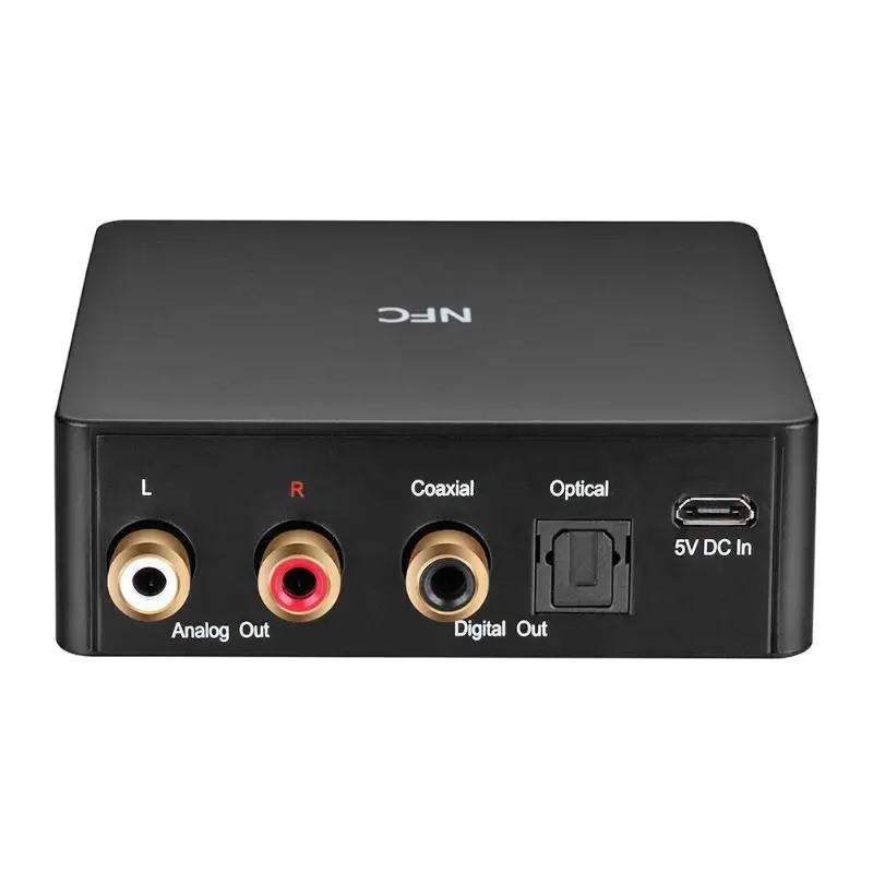 

Home Theater Bluetooth Music Audio Receiver Support NFC DAC APTX RCA Optical Fiber Coaxial Signal Output