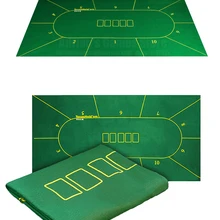 180*90cm tisonnier nappe Texas Hold'em Poker mises en page nappe feutre 10 joueurs Poker Tapis/Tapis Poker