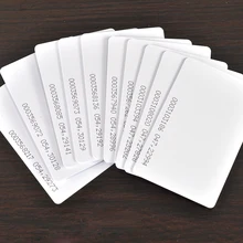 Free Shipping 50pcs/lot 125KHZ EM4100 RFID Card EM ID CARD TK4100 Reaction ID Card for Access Control Attendance
