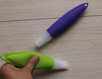 

50PCS Silicone Baking Brush 1Pcs Liquid Oil Pen Cake Butter Bread Pastry Brush Baking Tool BBQ Utensil Safety Basting Brush