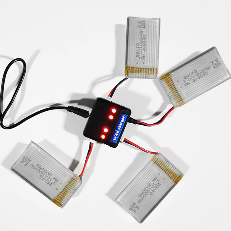 

4 in 1 USB Multiple Battery Charging Cable Set for KY601S RC Quadcopter P Drone Accessories
