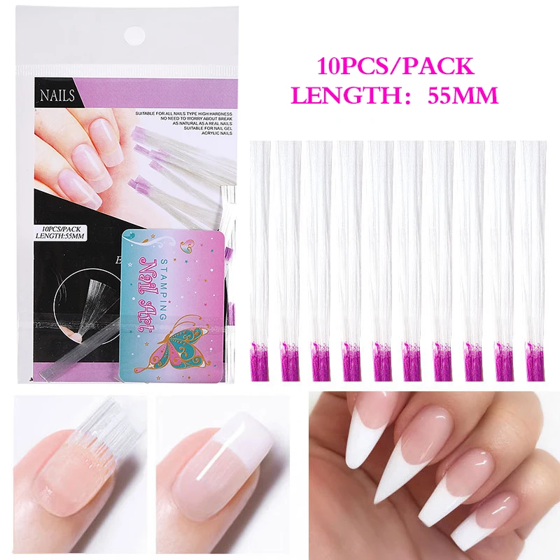 

Silk Fiberglass Nail Extension Nail Stickers Form Acrylic Tips Gel Polish Accessory Glass Fiber Nail Extension Paper Tool