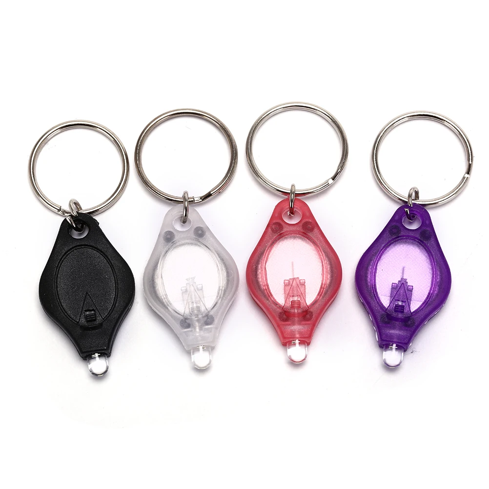 5pcs Mini Keychain Squeeze Light Micro LED Flashlight Torch Outdoor