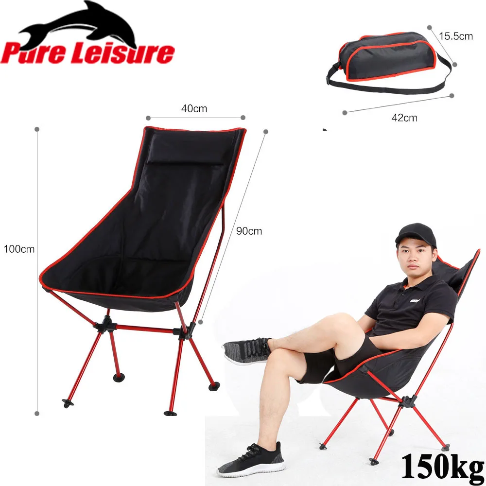 “ Cadeira de Acampamento ao ar Artefato 3 Cores Viagem Ultraleve
