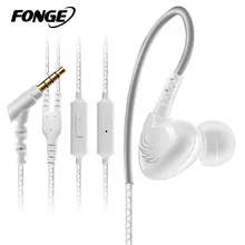 Fonge F-02 Auriculares Correr Deporte Bass En La Oreja Los Auriculares Con Micrófono de Cancelación de Ruido Auriculares fone de ouvido Para Todo El Teléfono