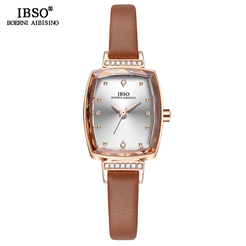 Goedkoop IBSO Merk Rechthoekige Vrouwen Horloges Relogio Feminino Vrouwelijke Luxe Dames Quartz Horloge Vrouwen Mode Montre Femme 2018