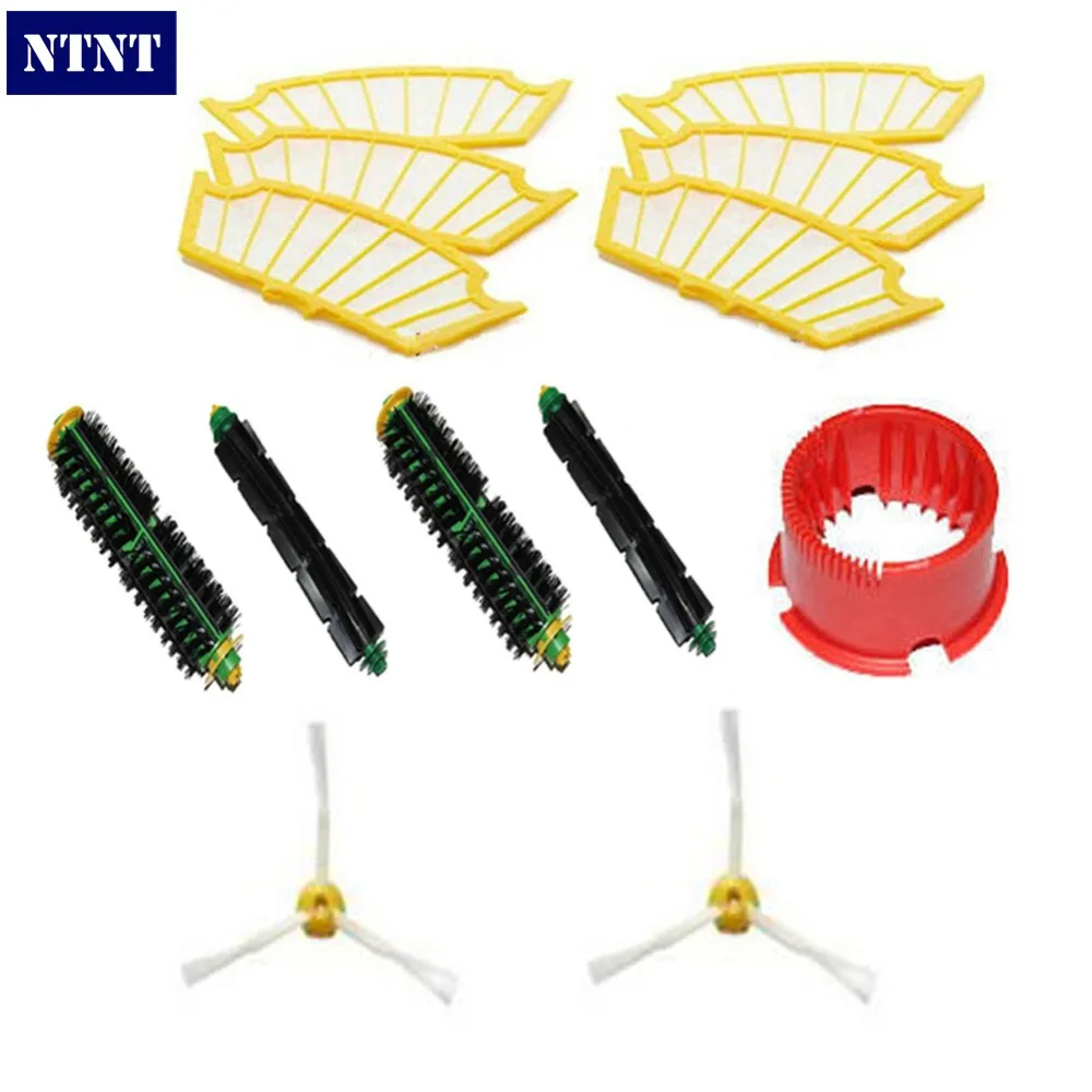 NTNT Free Post New Side brush Filter 3 armed kit For iRobot Roomba
