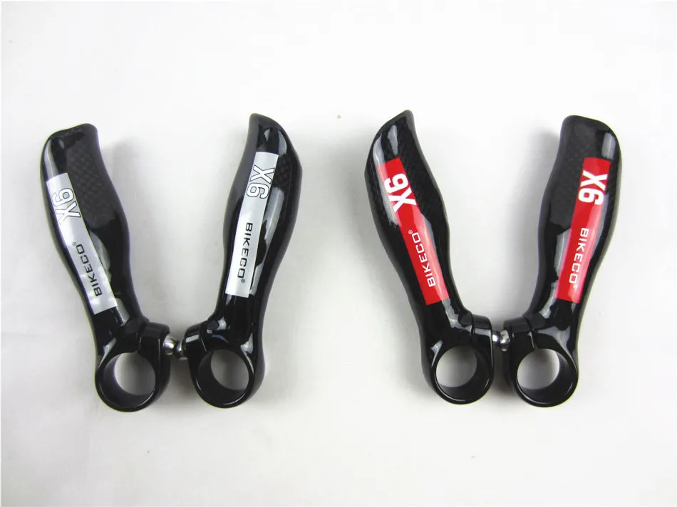 1 Pair Glossy Cycling Mountain Bicycle MTB Bike Full Carbon Fiber Handlebar Bar
