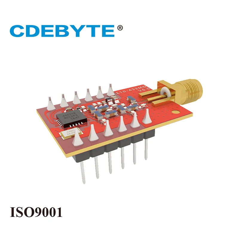 E10 433MD SMA большой диапазон SI4463 433 МГц 100 мВт антенна IoT uhf беспроводной